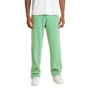 KROST SS23 Green Chevron Jacquard Knit Pants